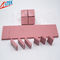 pink 3.0W/mK CPU Heatsink Cutting Thermal Conductive Foam Ultrasoft Compressible 7.5 MHz Dielectric Constant