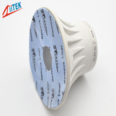 أزرق 5.0 W / MK فائقة لينة الحرارية الفجوة حشو TIF100-50-05E مع لاصق طلاء ورقة سيليكون المطاط -50 إلى 200 ℃