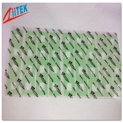 Ultrasoft cpu المبرد الوسادة الحرارية الفجوة حشو 1.5 w / mk الأخضر الحراري سيليكون وسادات 45 شور 00 TIF100-07S